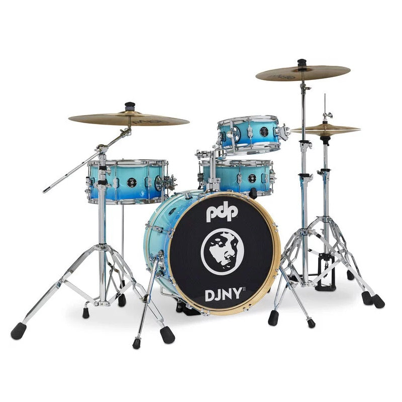 DW PDP Ricky Fitness' The Aquabats! Super Kit! 4-pc Drums - Cyan